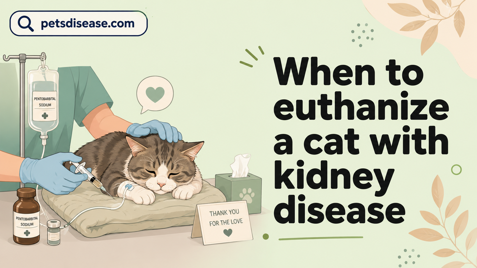 When to euthanize a cat with kidney disease