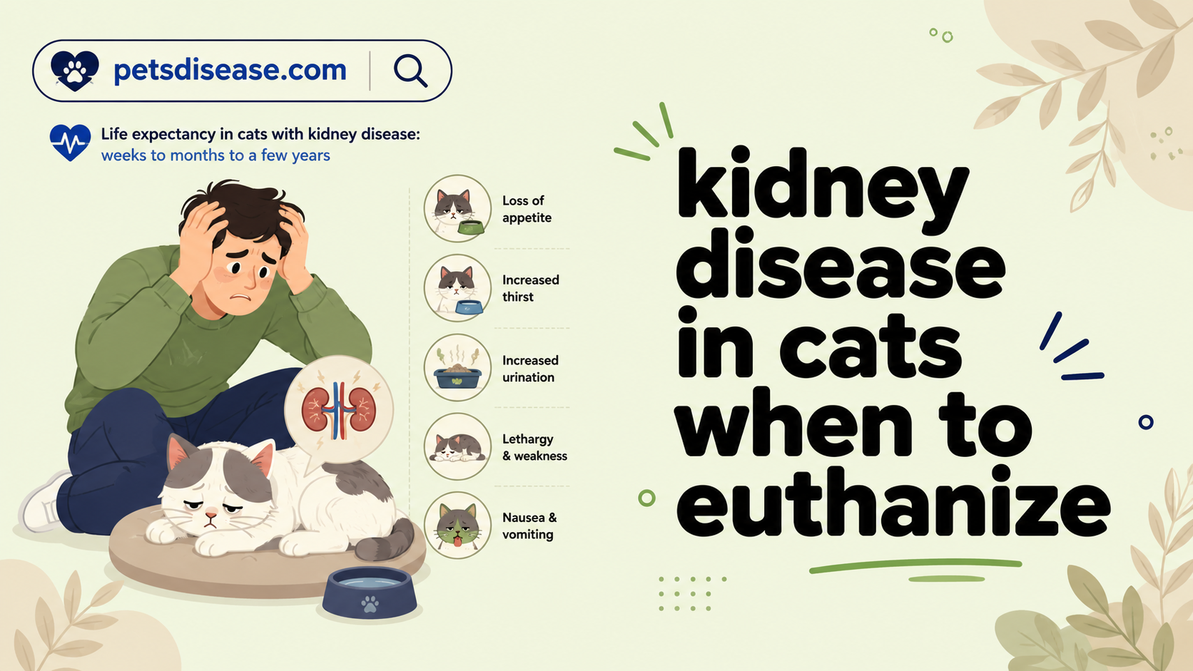 kidney disease in cats when to euthanize