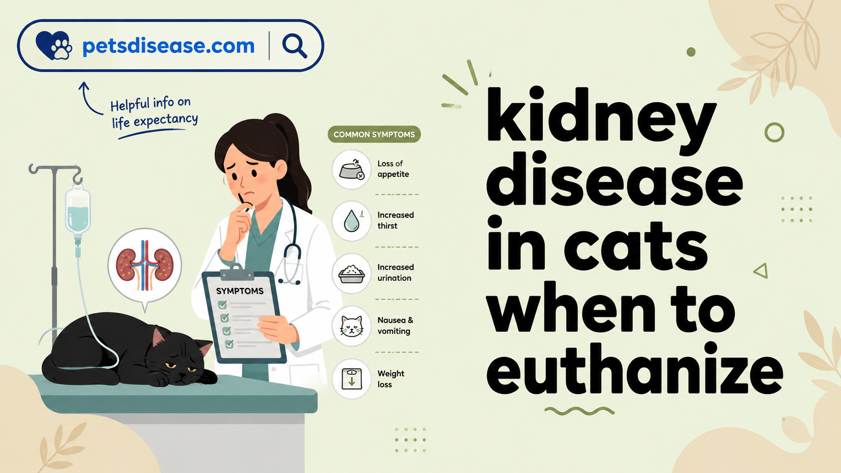 Symptoms of Cats with kidney disease