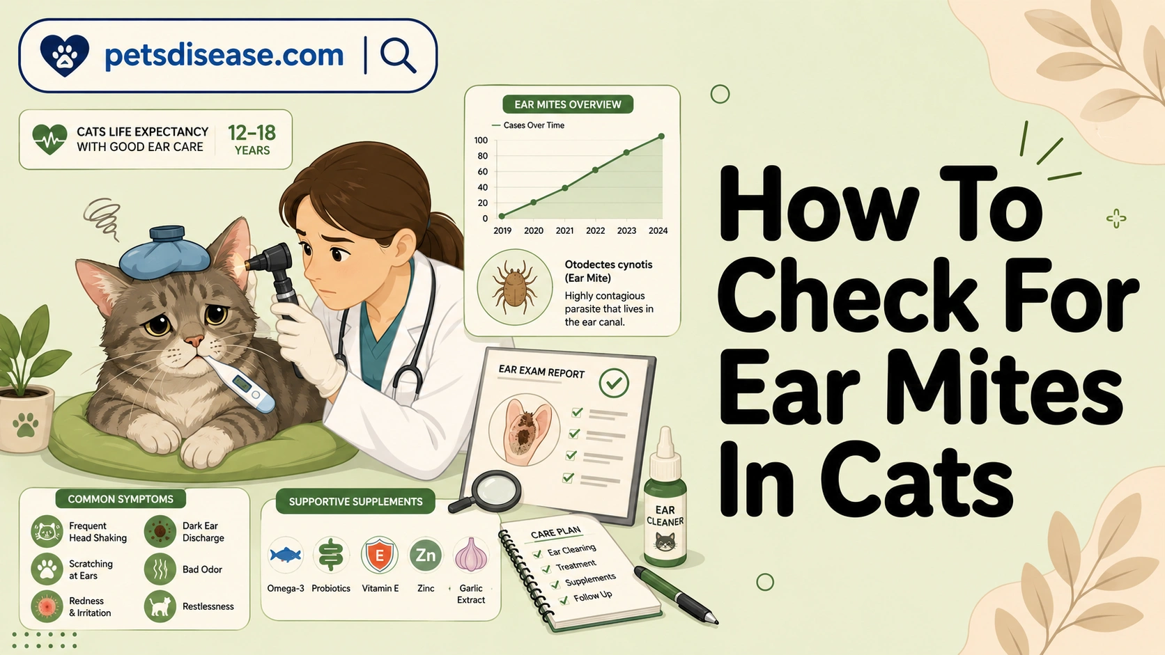 How To Check For Ear Mites In Cats