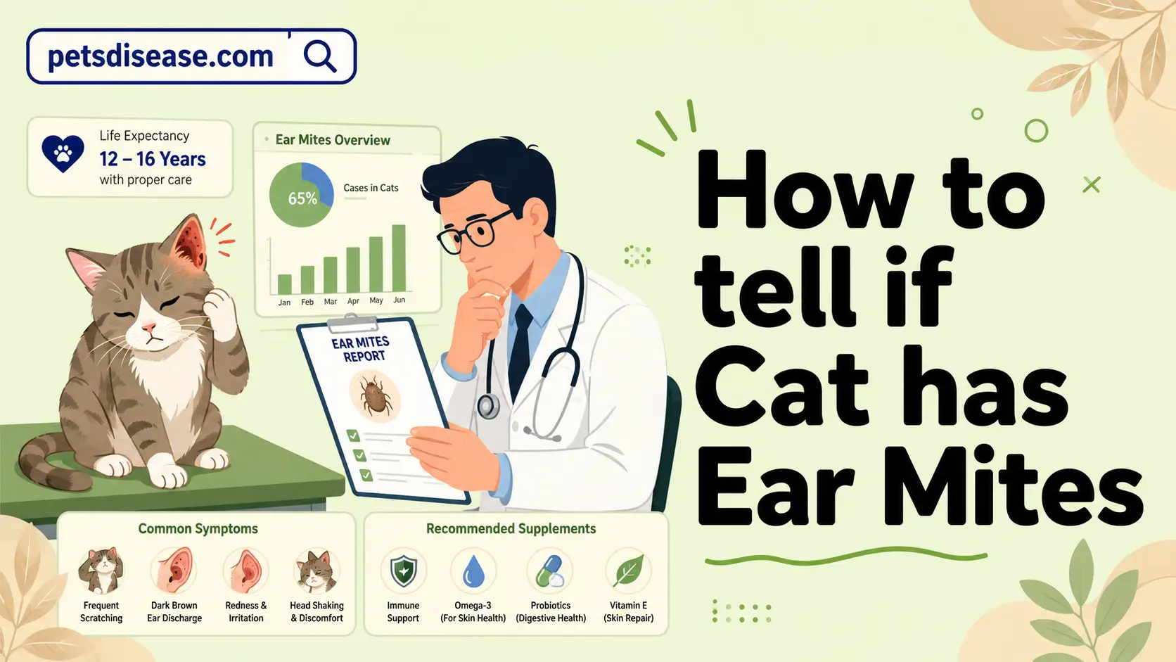 How to tell if Cat has Ear Mites