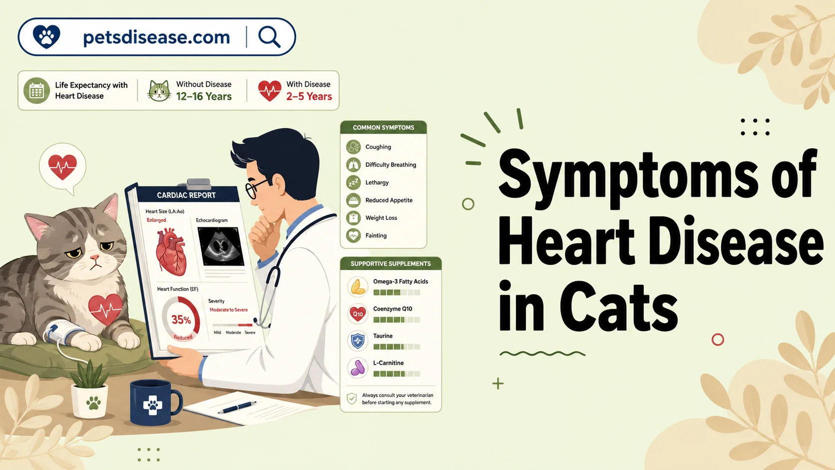 Symptoms of Heart Disease in Cats