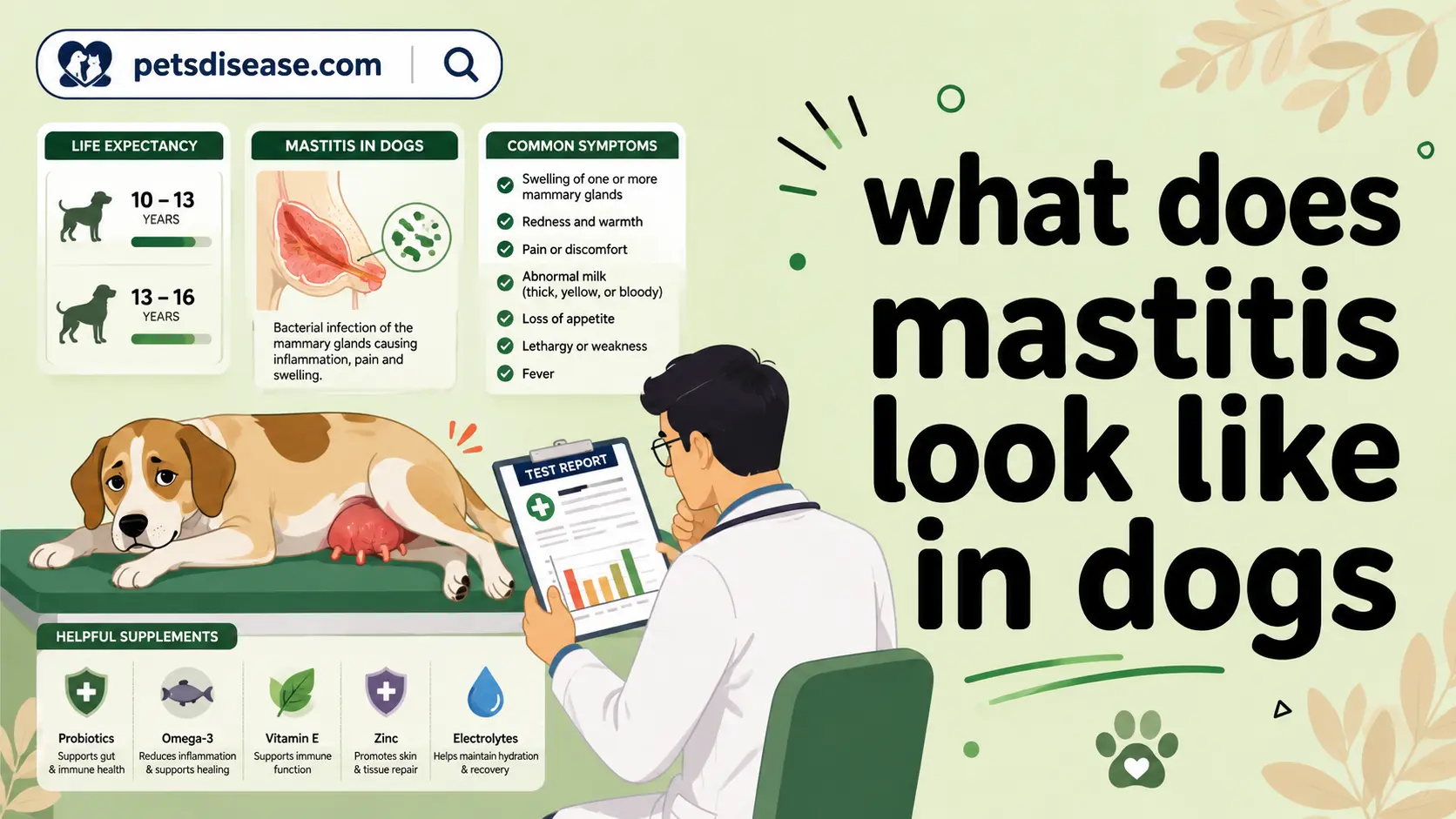 what does mastitis look like in dogs