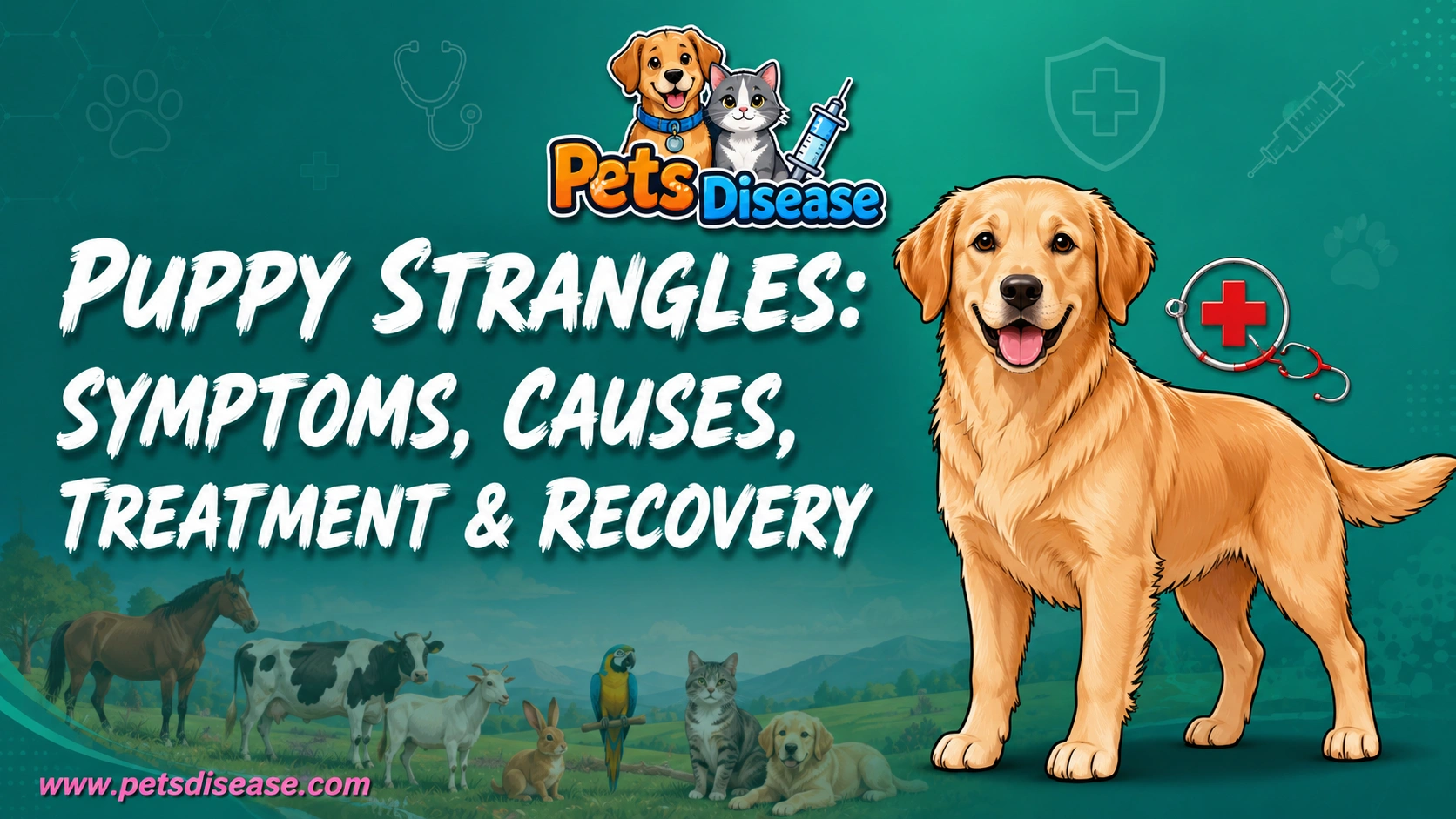 Puppy strangles